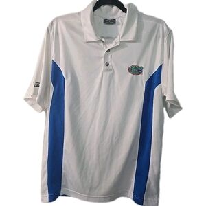 Pro Player Men's‎ Polo Shirt Size Medium Florida Gators Short Sleeve Football